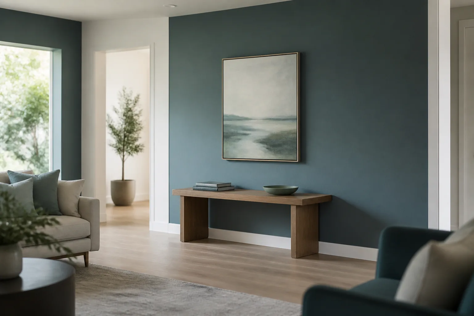 Interior Painting completed by Fresh Build in Los Angeles