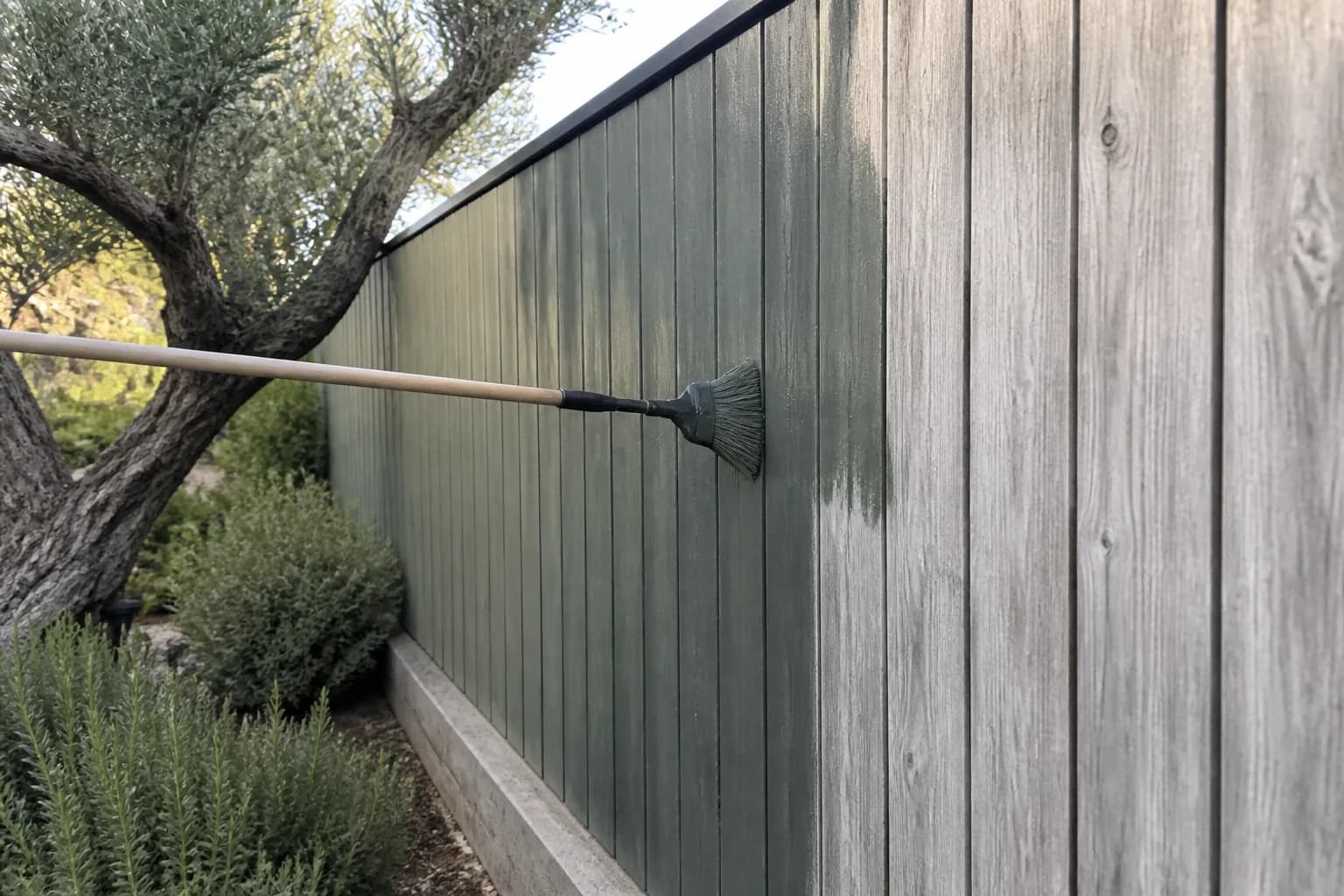 Fence Repair, Painting & Installation completed by Fresh Build in Los Angeles